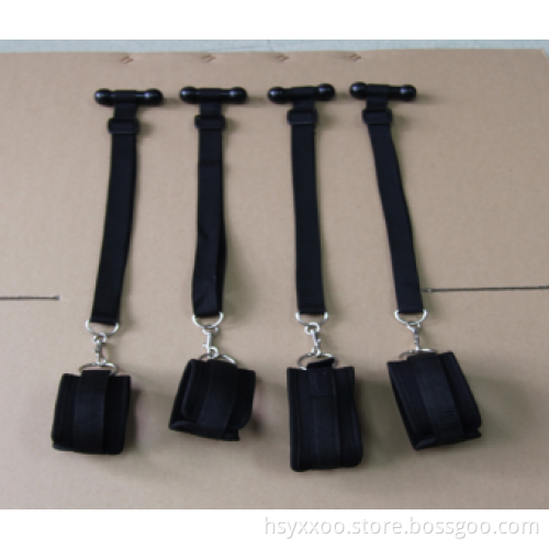 Door Restraint set Slave passion love system handcuffs and knees bandage set sm sex product
